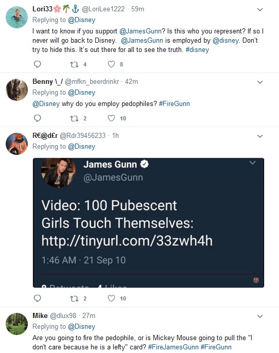 James Gunn Fired From Guardians Of The Galaxy Franchise Over Offensive Tweets Page 10